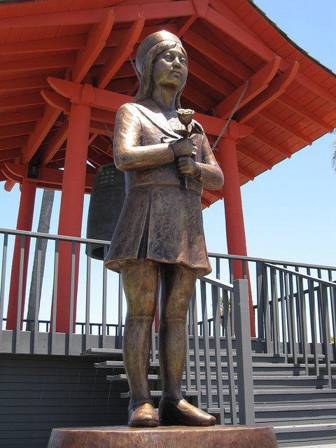 Girl With Red Shoes CA