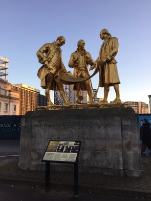 The Golden Boys statue