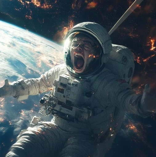 <a href="https://stockcake.com/i/astronaut-lost-in-space_1426235_953649">Astronaut lost in space</a> by <a href="https://stockcake.com">StockCake</a>